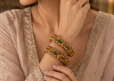 CUSTOMIZED GOLD BANGLES