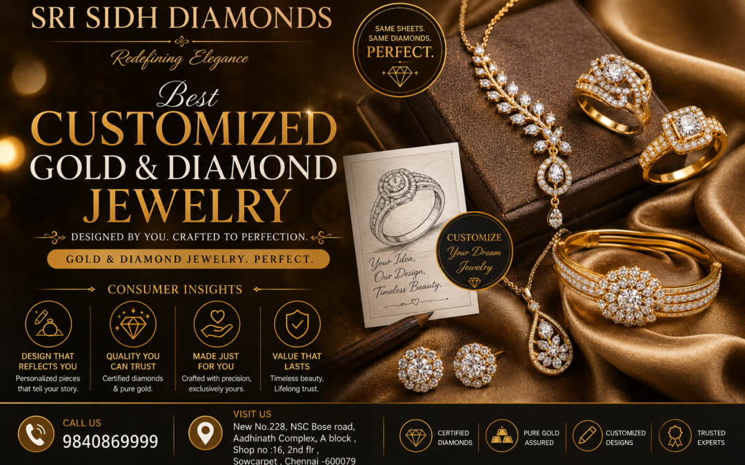10 Best Stores for Customised Gold and Diamond Jewellery in Sowcarpet