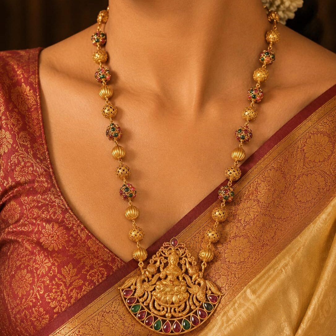 simple temple jewellery